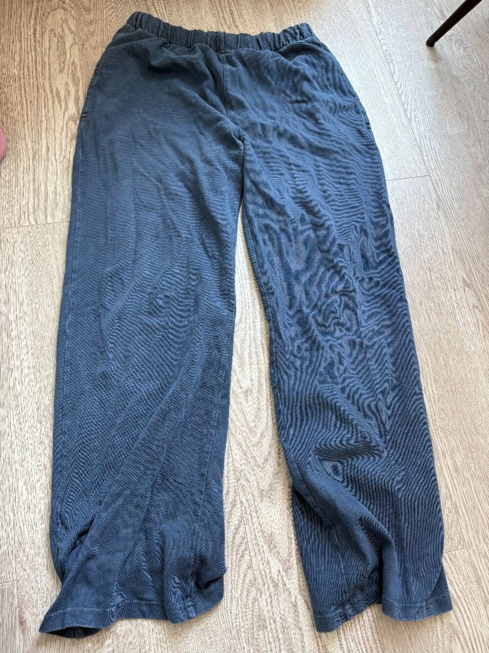 BRANDU MELVILLE NAVY WIDE LEG SWEATPANT